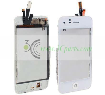 Touch Screen Digitizer Assembly Replacement Part for iPhone 3Gs white