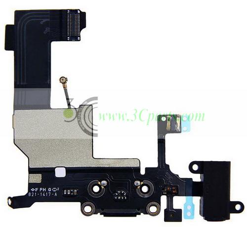 OEM Dock Connector Replacement for iPhone 5G Black