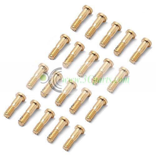 5-Point Star Bottom Screws for iPhone 5 Dock Connector - Gold (OEM) 2PCS