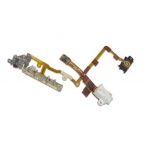 Headphone Audio Jack Flex Cable With Metal Buttons Pre-Installed White repair parts for iPhone 3Gs