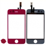 Digitizer Touch Screen with Home button Lens Replacement for iPhone 3Gs-Rose
