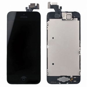 LCD Screen Full Assembly Black Repair Parts for iPhone 5