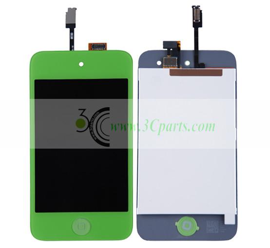 LCD Touch Digitizer Screen Assembly replacement Green for iPod Touch 4