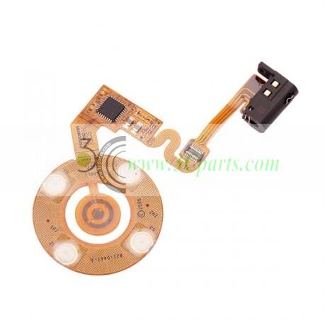 Click Wheel Flex Cable Black replacement for iPod Nano 2