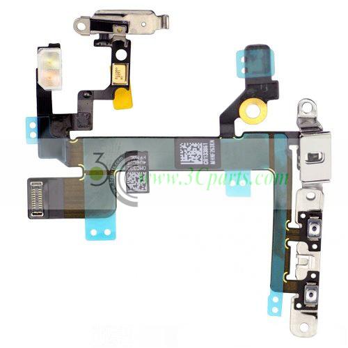 Power and Volume Flex Cable Assembly Replacement for iPhone 5S