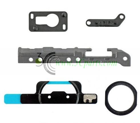 Home Button and Mounting Bracket Set Replacement ​for iPad Mini
