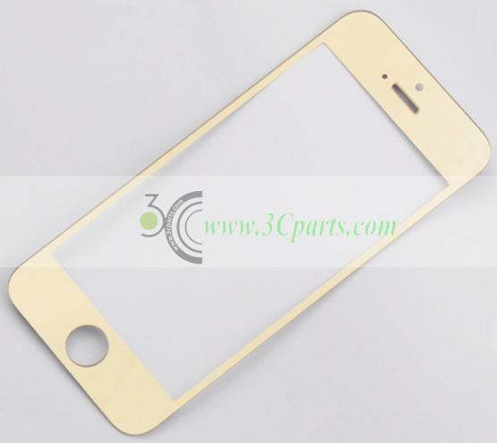 Gold Front Outer Glass Screen replacement for iPhone 5