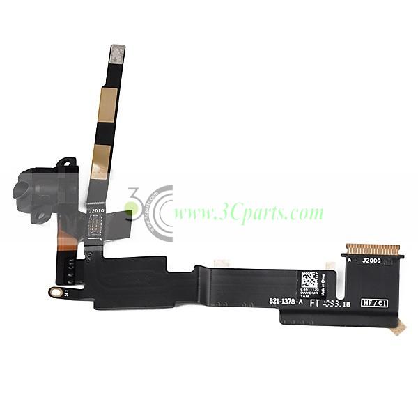 OEM WiFi Earphone Jack Flex Cable replacement for iPad 2