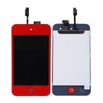 LCD Touch Digitizer Screen Assembly replacement Red for iPod Touch 4