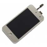Silver LCD Touch Digitizer Screen Assembly replacement for iPod Touch 4