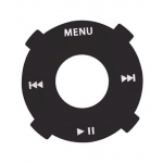 Click Wheel Cover Black replacement for iPod Nano 1