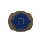 Home Button Replacement with Rubber Ring Pad Blue for iPod Touch 4