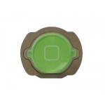 Home Button Replacement with Rubber Ring Pad Green for iPod Touch 4