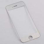 Silver Front Outer Glass Screen replacement for iPhone 5