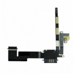OEM Audio Jack Flex Cable with 3G Card Holder Connector White for iPad 2
