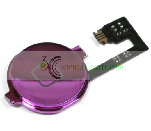 Plated Mirror effect Home Button with Flex  replacement for iPhone 4