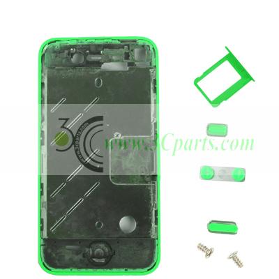 Colorful Middle Frame with Side Buttons replacement for iPhone 4G