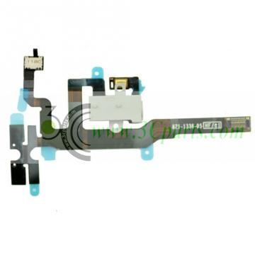 OEM Headphone Jack Flex Cable Black/White replacement for iPhone 4s