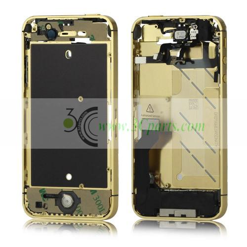 Electroplating Gold/Rose Gold Middle Plate Frame Assembly replacement for iPhone 4s