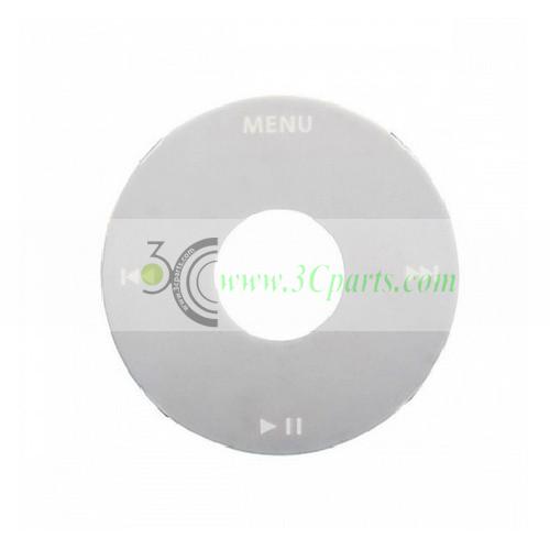 Click Wheel Cover White replacement for iPod Video