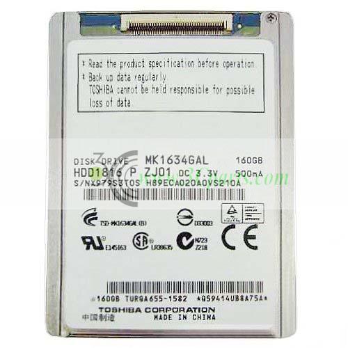 MK1634GAL 160GB Hard Drive replacement for iPod Classic 3rd Gen​