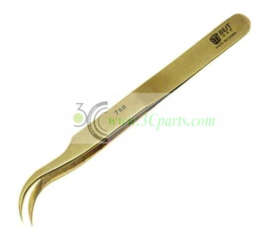BST-7SA Gold Plated Tweezers