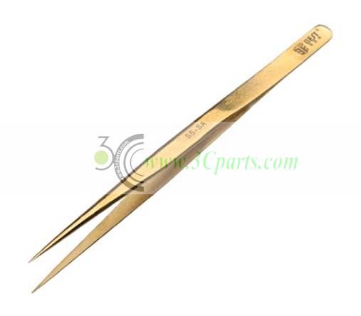 Gold Plated BST-SS-SA Stainless Steel Tweezers 