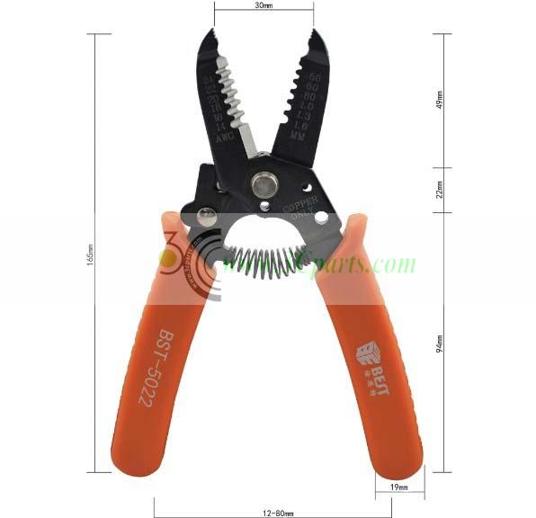 BST-5022 Wire Cable Stripper Cutter Pliers