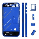 Plated Color Middle Frame with Side Buttons replacement for iPhone 4G