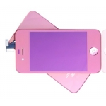 Mirror Plating Color Conversion Kit( (LCD Assembly + Back Housing + Home Button) replacement for iPhone 4