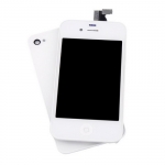 White LCD Screen Assembly with Back Cover replacement  for iPhone 4 CDMA