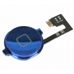 Plated Color Home Button with Flex Cable replacement for iPhone 4s