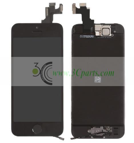 LCD with Touch Screen Digitizer Full Assembly with Small Parts replacement for iPhone 5S