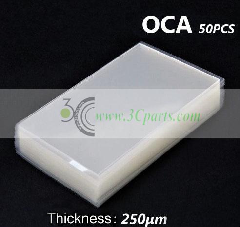 50pcs OCA Optical Clear Adhesive 0.25mm for iPhone 5 LCD Digitizer