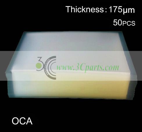 50pcs OCA Optical Clear Adhesive 0.175mm for iPhone 5 LCD Digitizer