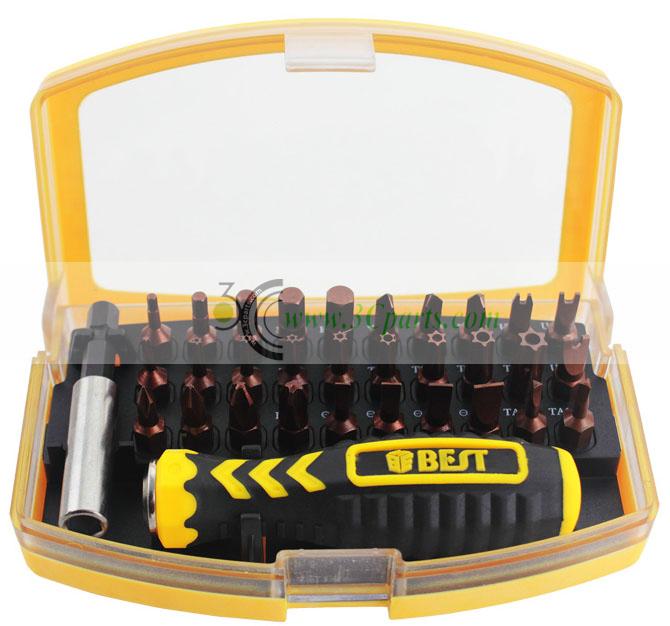 BST-2166-B 32 in 1 Multi-function Screwdriver Set S2 Material