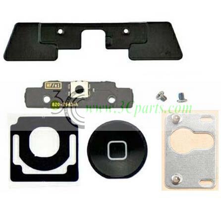Digitizer Mounting Kit with Black/White Button for iPad 3 Repair Parts(6 in 1)