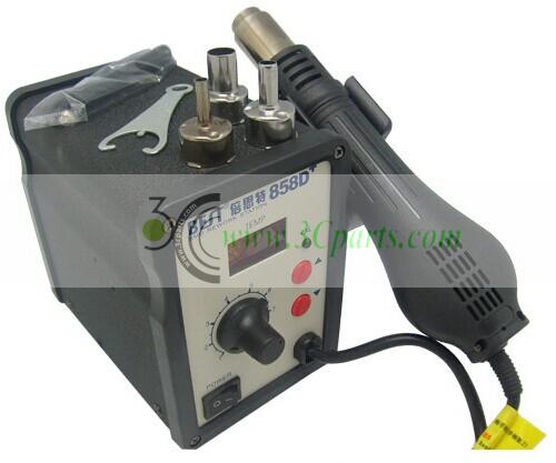 BEST-858D+ Single LED displayer Leadfree Hot Air Gun with helical wind Desolder Station 