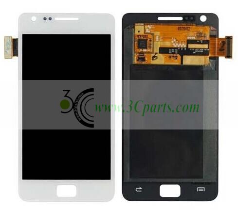 LCD with Touch Screen Digitizer Assembly replacement for Samsung Galaxy S2 i9100 White