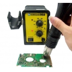 Gordak-958 temperature adjustable hot air heat gun with Helical Wind SMD rework station