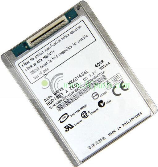MK6014GAL 40GB Hard Drive replacement for iPod Video