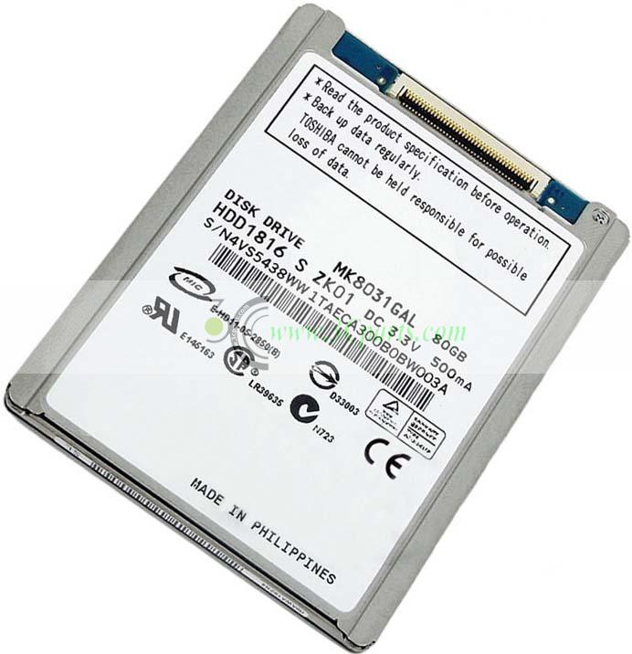 MK8031GAL 80GB Hard Drive replacement for iPod Video