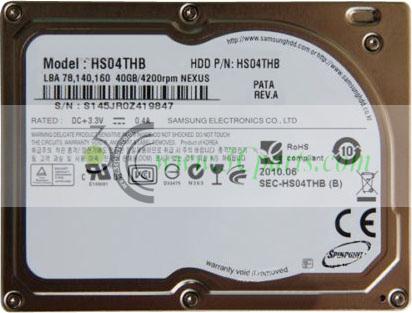 HS04THB　40GB Hard Drive replacement for iPod Video