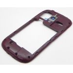 Middle Cover replacement for Samsung i8190 Galaxy S iii Mini (OEM) - Red