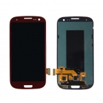 LCD with Touch Screen Digitizer Assembly Red replacement for Samsung Galaxy S3 i9300