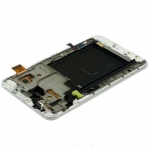 Full LCD Digitizer Assembly wite Front Housing White replacement for Samsung i9220 N7000 Galaxy Note
