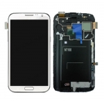 LCD Assembly with Frame Full Assembly replacement for Samsung N7100 Galaxy Note 2 White