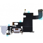 Dock Connector & Headphone Jack Flex Cable Replacement for iPhone 6 White