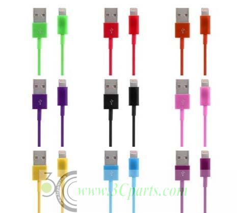 Colorful Round USB Data Sync Charger Cable for iPhone 5