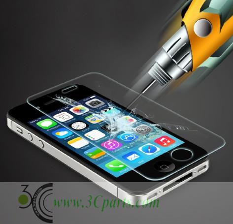 Transparent Clear Tempered Glass Film Curved Edge Screen Protector for iPhone 4S 4G